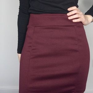 NWT Limited Maroon Red Pencil Skirt Petite